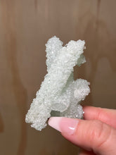 Load image into Gallery viewer, Apophyllite after Prehnite Stalactite
