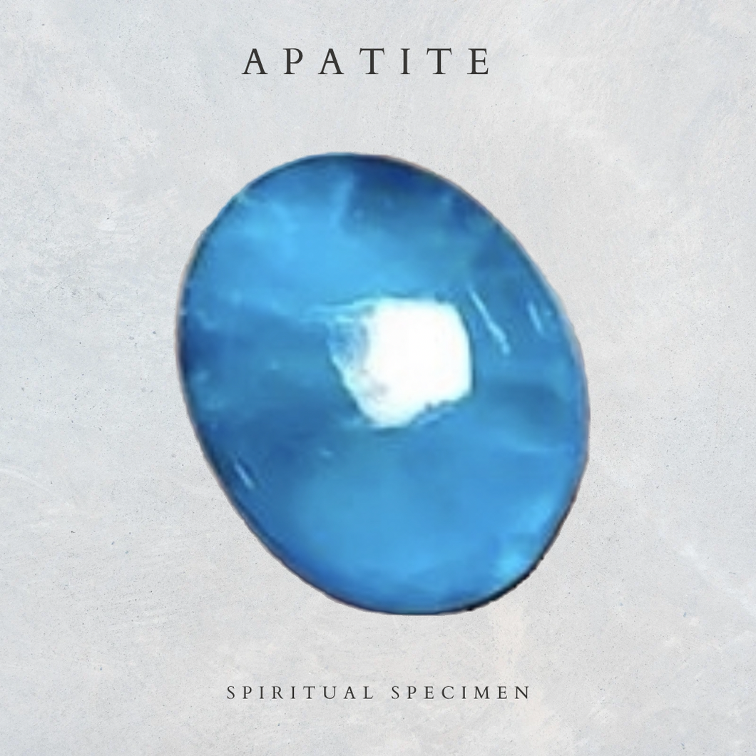 Apatite & Crystal Quartz Doublet Cabochon