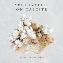 Load image into Gallery viewer, Apophyllite on Calcite
