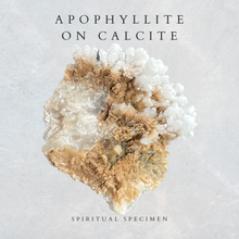 Load image into Gallery viewer, Apophyllite on Calcite
