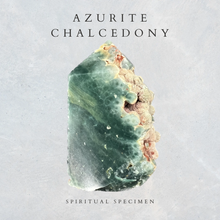 Load image into Gallery viewer, Azurite Chalcedony Tower
