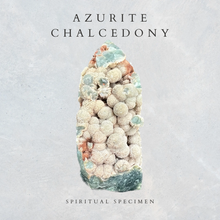 Load image into Gallery viewer, Azurite Chalcedony Tower
