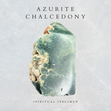 Load image into Gallery viewer, Azurite Chalcedony Tower
