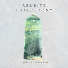 Load image into Gallery viewer, Azurite Chalcedony Tower
