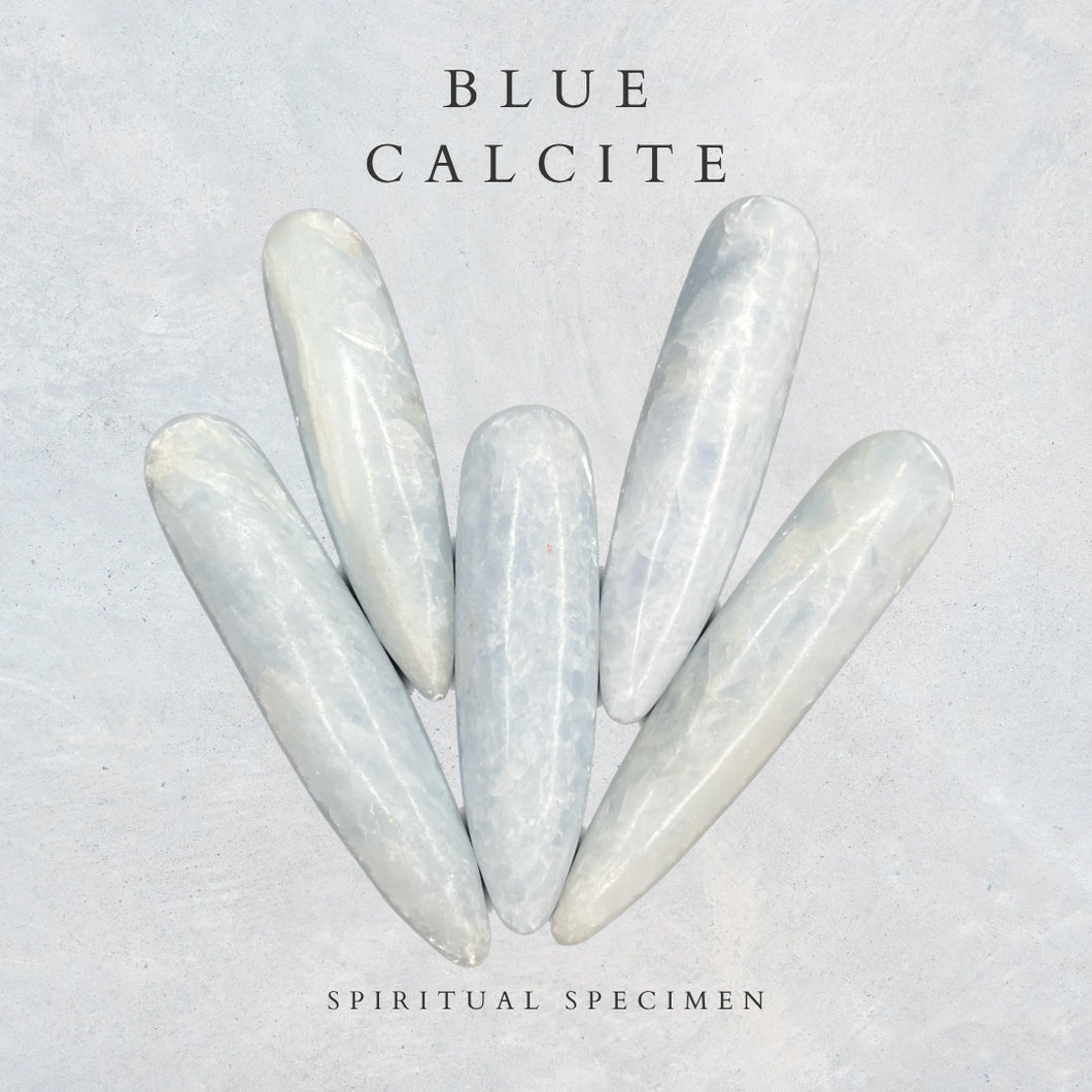 Blue Calcite Wand