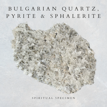 Load image into Gallery viewer, Bulgarian Quartz with Pyrite &amp; Sphalerite
