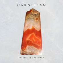 Load image into Gallery viewer, Carnelian Druzy Tower
