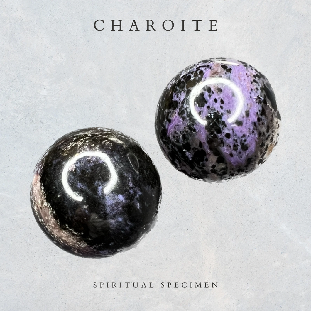 Charoite Spheres