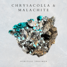 Load image into Gallery viewer, Chrysocolla &amp; Malachite on Goethite
