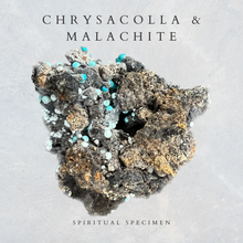 Load image into Gallery viewer, Chrysocolla &amp; Malachite on Goethite
