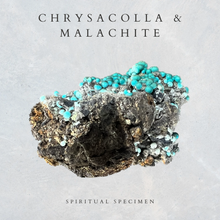 Load image into Gallery viewer, Chrysocolla &amp; Malachite on Goethite
