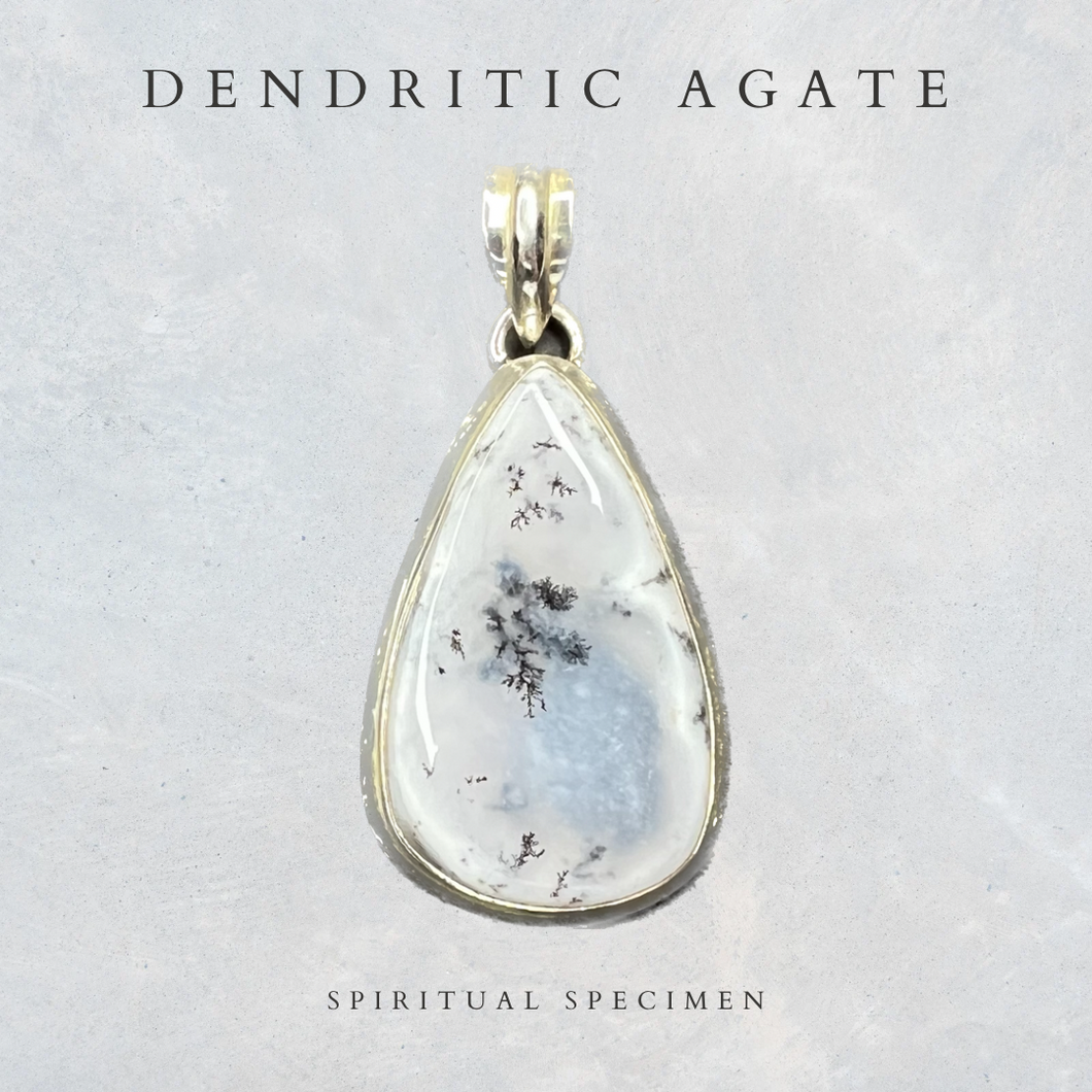 Dendritic Agate Pendant