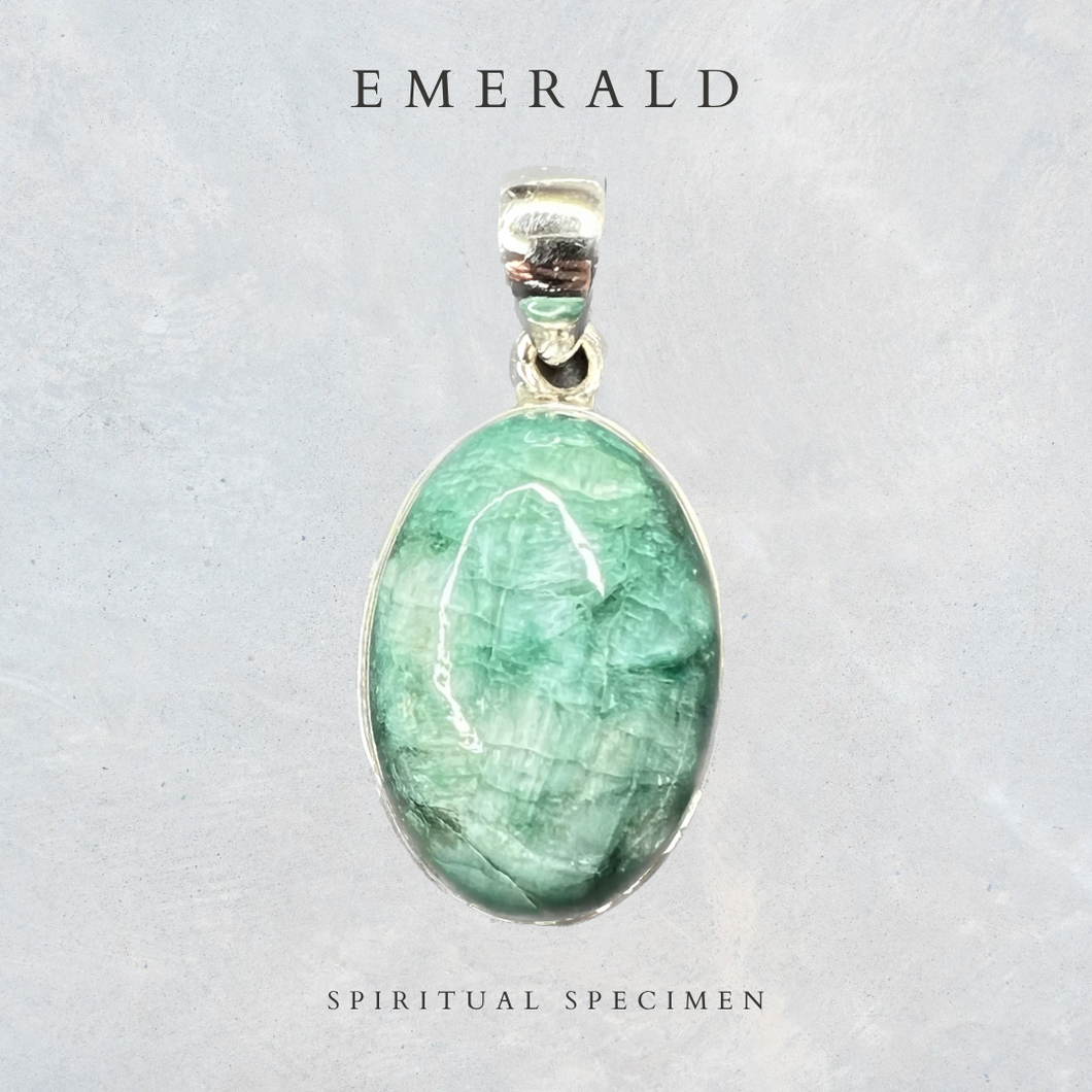 Emerald Oval Pendant