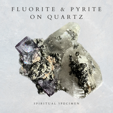 Load image into Gallery viewer, Fluorite, Pyrite &amp; Quartz
