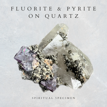 Load image into Gallery viewer, Fluorite, Pyrite &amp; Quartz
