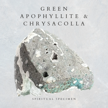 Load image into Gallery viewer, Green Apophyllite &amp; Chrysocolla
