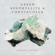 Load image into Gallery viewer, Green Apophyllite &amp; Chrysocolla
