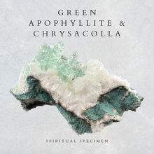 Load image into Gallery viewer, Green Apophyllite &amp; Chrysocolla
