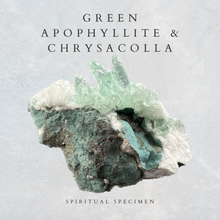 Load image into Gallery viewer, Green Apophyllite &amp; Chrysocolla
