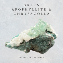 Load image into Gallery viewer, Green Apophyllite &amp; Chrysocolla
