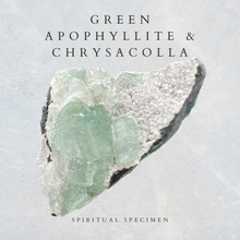 Load image into Gallery viewer, Green Apophyllite &amp; Chrysocolla
