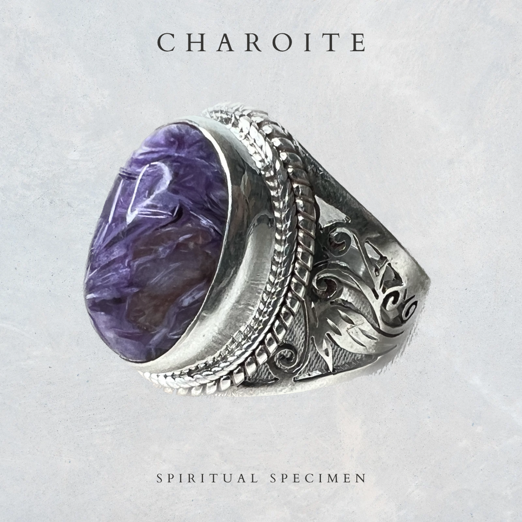 Charoite Oval Ring - 7