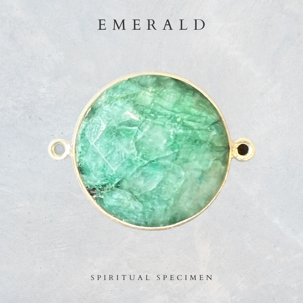 Emerald Round Pendant