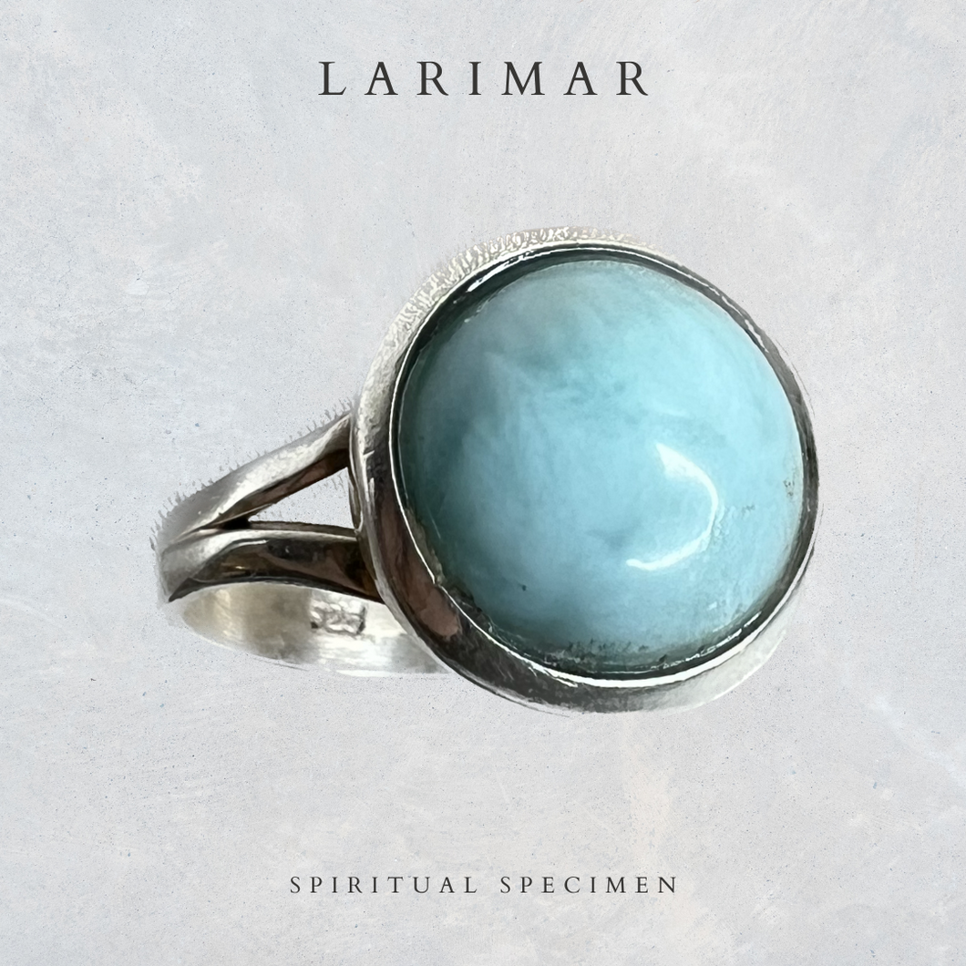 Larimar Round Ring - 6