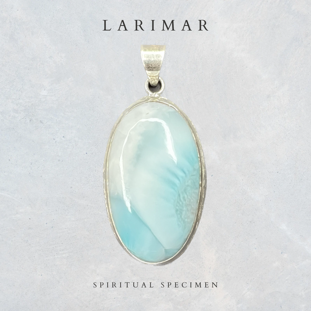 Larimar Oval Pendant