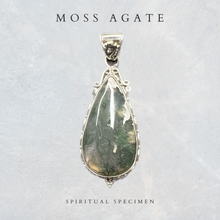 Load image into Gallery viewer, Moss Agate Pendant
