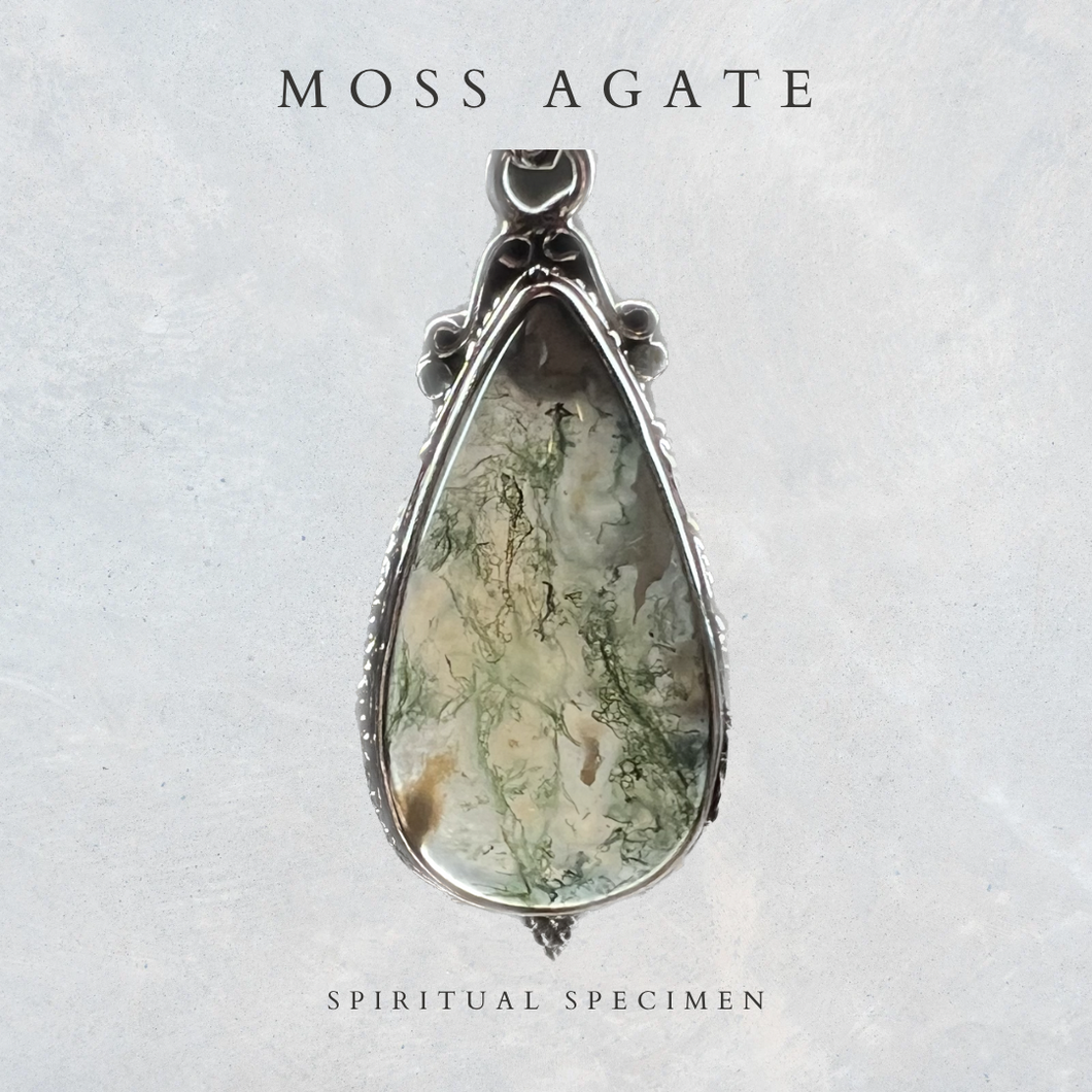 Moss Agate Pendant