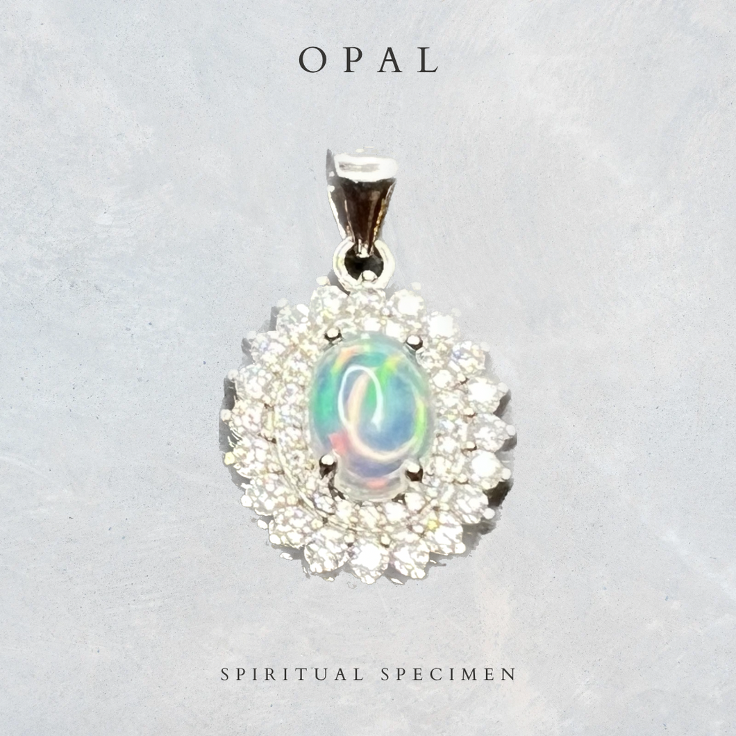 Opal Oval Pendant