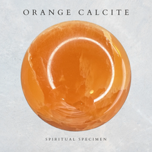 Load image into Gallery viewer, Orange Calcite Sphere
