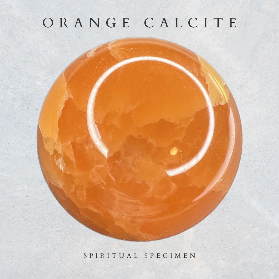 Orange Calcite Sphere