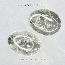 Load image into Gallery viewer, Prasiolite Meditation Pair
