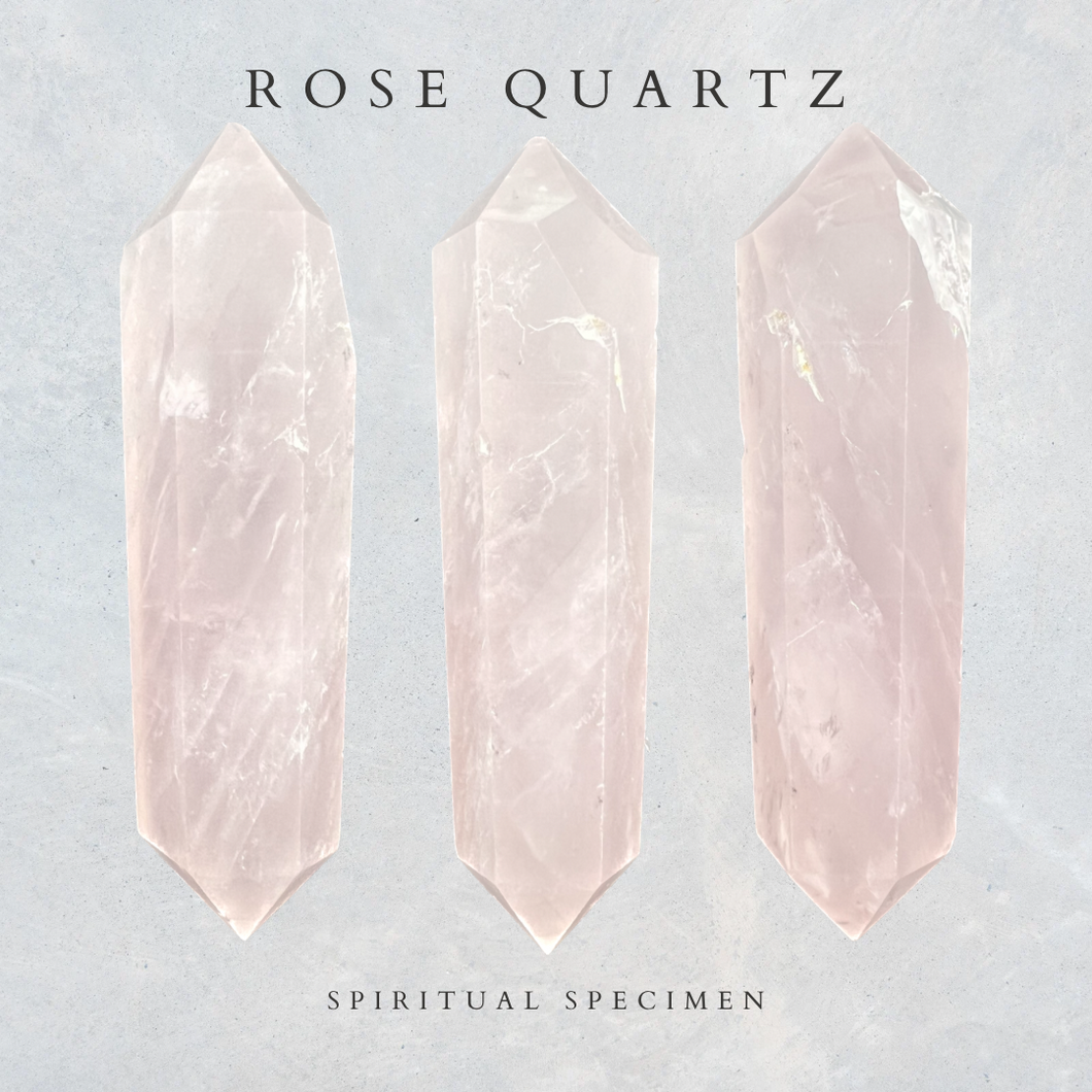 Rose Quartz Double Termination