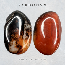 Load image into Gallery viewer, Sardonyx Palm Stones
