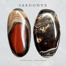 Load image into Gallery viewer, Sardonyx Palm Stones
