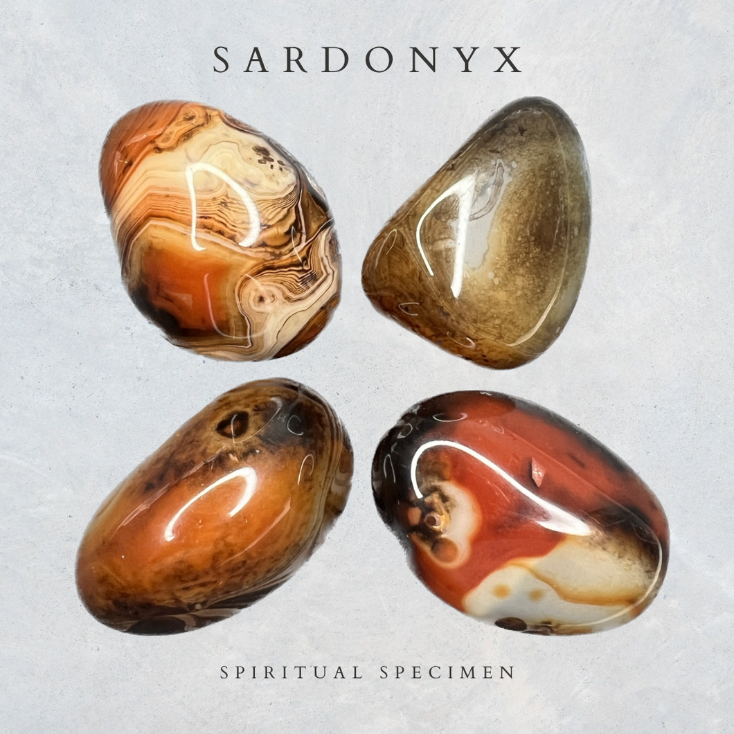 Sardonyx Palm Stones