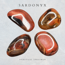 Load image into Gallery viewer, Sardonyx Palm Stones
