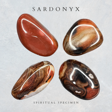 Load image into Gallery viewer, Sardonyx Palm Stones
