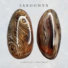 Load image into Gallery viewer, Sardonyx Palm Stones
