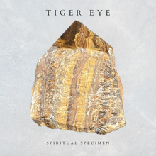 Load image into Gallery viewer, Tiger Eye Rough Polished Point
